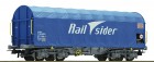67316 Roco Slide Tarpaulin car RailSider